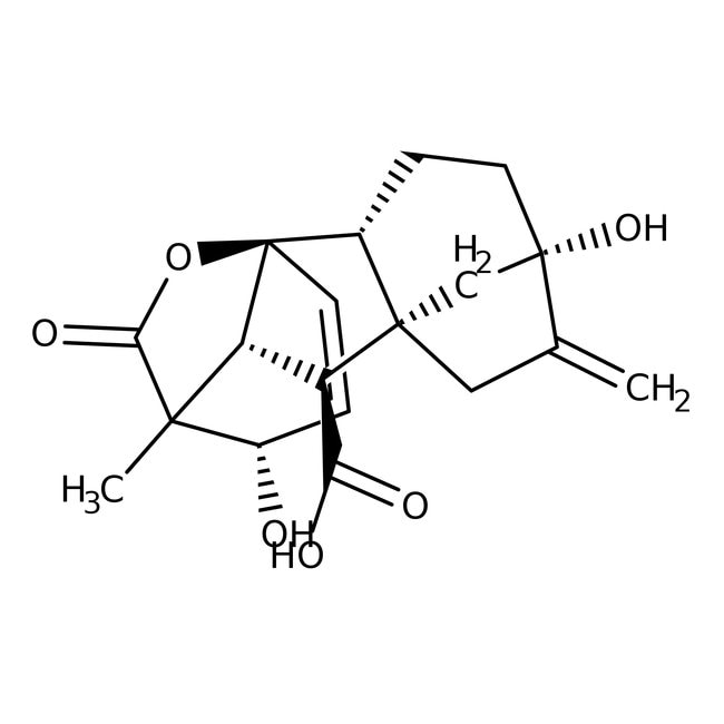 Gibberellic acid, >-90%, C19H22O6, CAS N