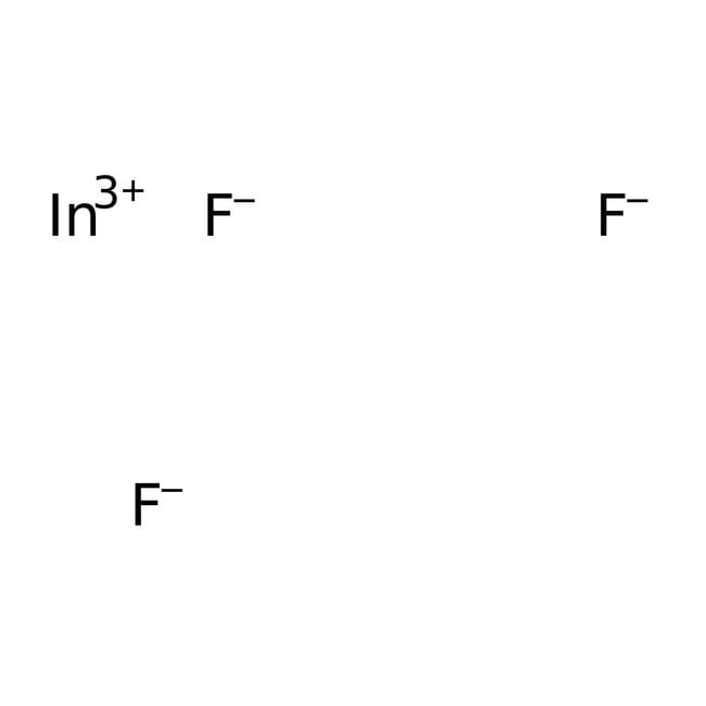 Indium(III) fluoride, 96%, CAS Number-77