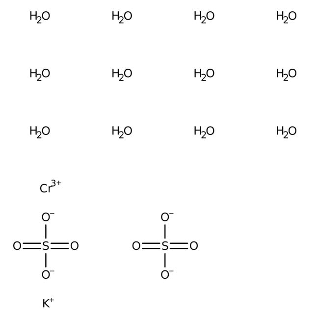 Chrom(III)-kaliumsulfat-Dodecahydrat, 98