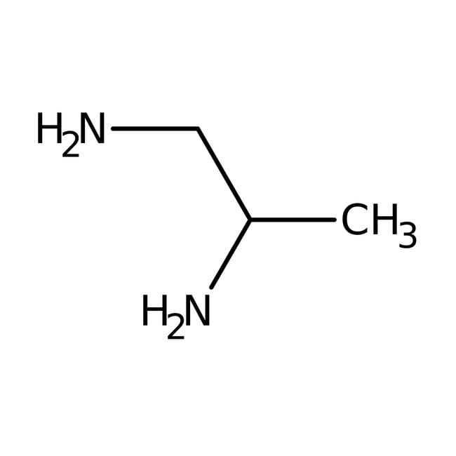1,2-Diaminopropane, 99%, C3H10N2, CAS Nu