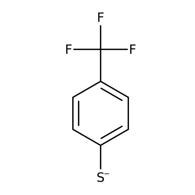 4-(Trifluoromethyl)thiophenol, 97%, C7H5