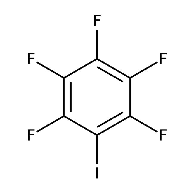 Pentafluoroiodobenzene, 97%, C6F5I, CAS