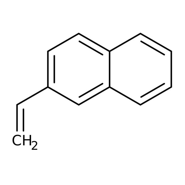 2-Vinylnaphthalene, 97%, C12H10, CAS Num