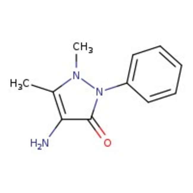 4-Aminoantipyrine, 97%, C11H13N3O, CAS N