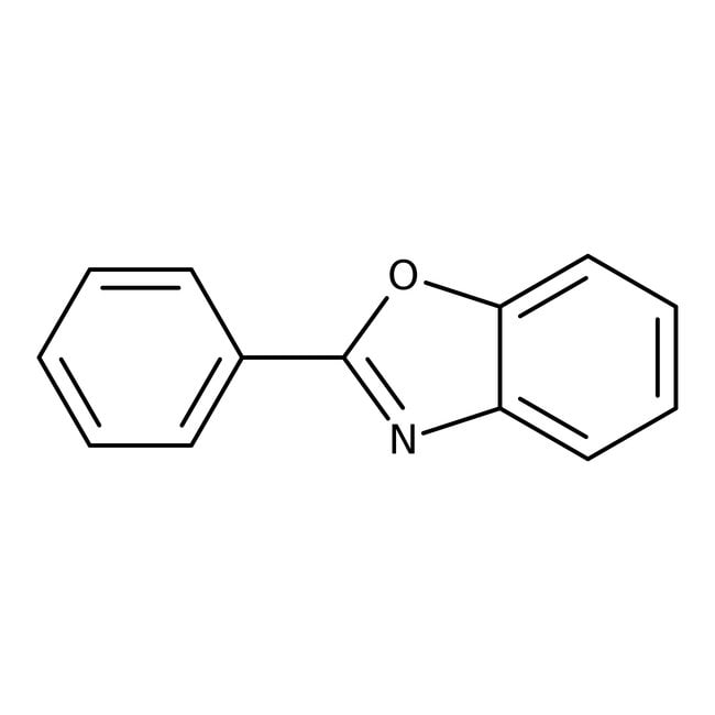 2-Phenylbenzoxazole, 99%, C13H9NO, CAS N