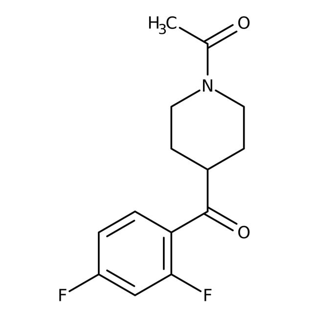 1-Acetyl-4-(2',4'-difluorobenzoyl)piperi