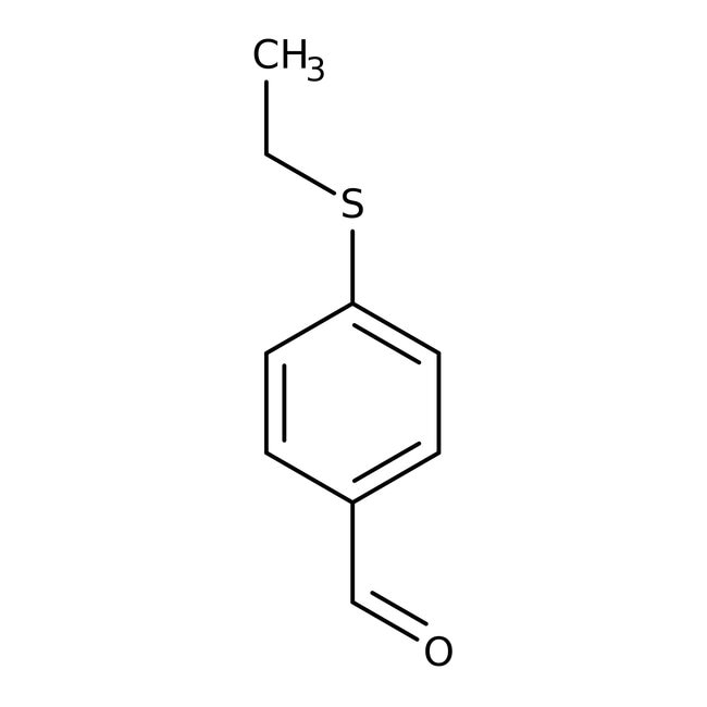 4-(Ethylthio)benzaldehyde, 98%, C9H10OS,