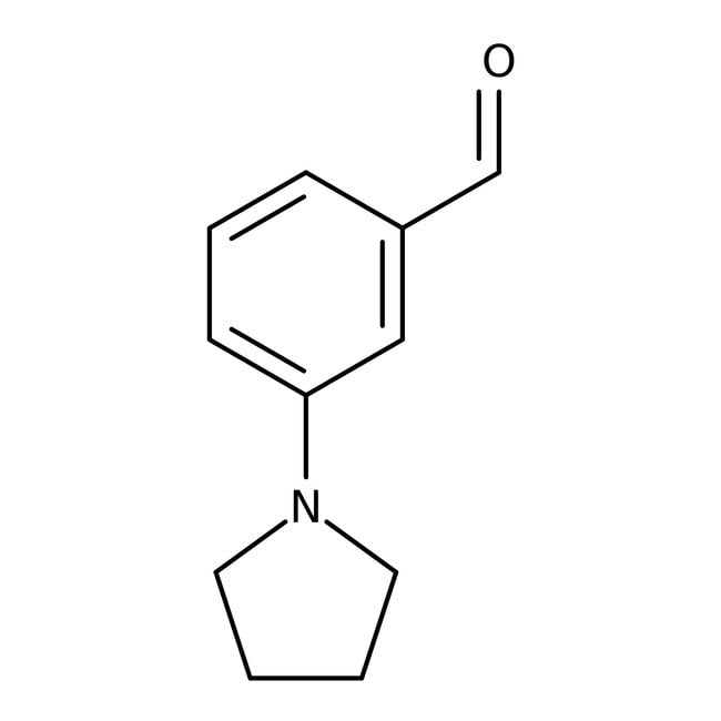 3-Pyrrolidin-1-ylbenzaldehyde, 95%, C11H
