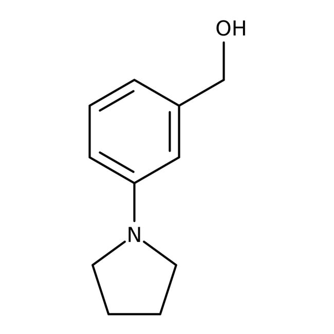 (3-Pyrrolidin-1-ylphenyl)methanol, 97%,