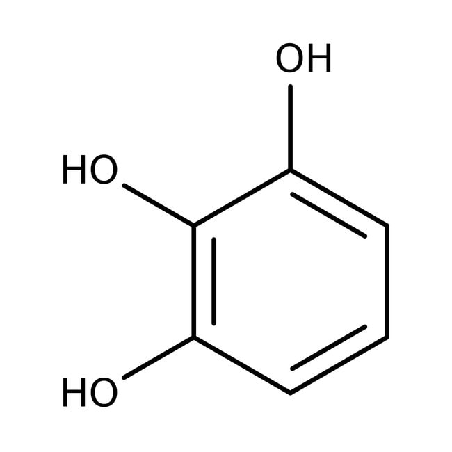 Pyrogallol, 99%, C6H6O3, CAS Number-87-6