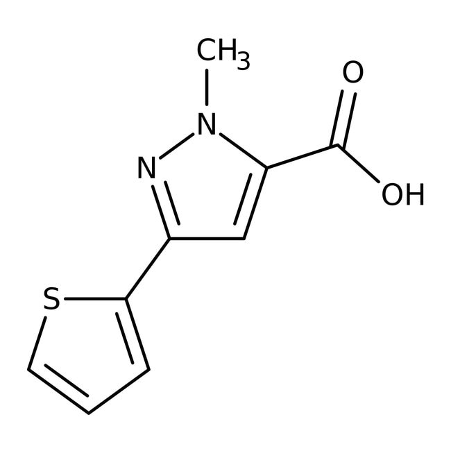 1-Methyl-3-thien-2-yl-1H-pyrazole-5-carb