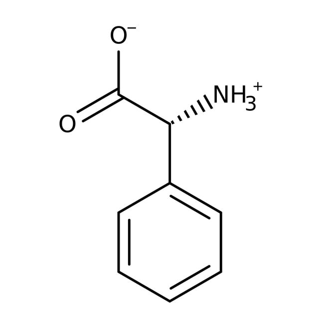 D-(-)-2-Phenylglycine, 99%, C8H9NO2, CAS