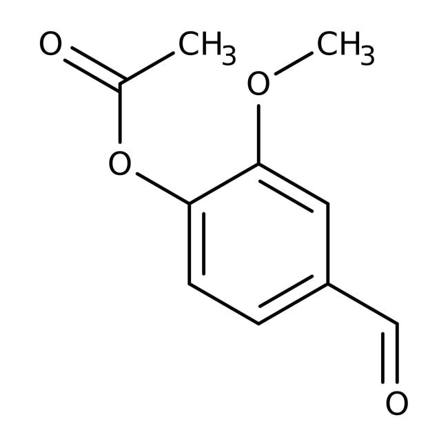 4-Acetoxy-3-methoxybenzaldehyde, 98%, C1