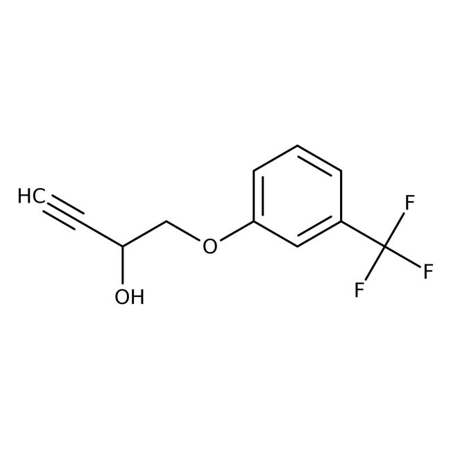 1-(3-Trifluoromethylphenoxy)-3-butyn-2-o