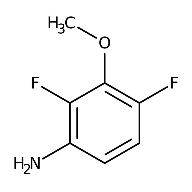 2,4-Difluoro-3-methoxyaniline, 97%, C7H7