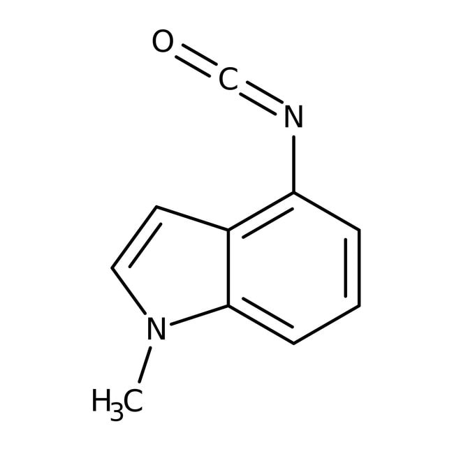 4-Isocyanato-1-methyl-1H-indole, 97%, C1