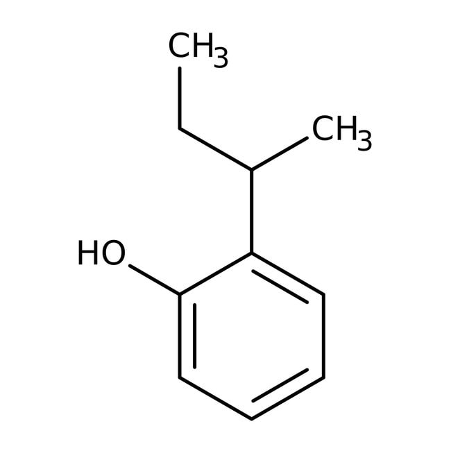 2-sec-Butylphenol, 98%, C10H14O, CAS Num