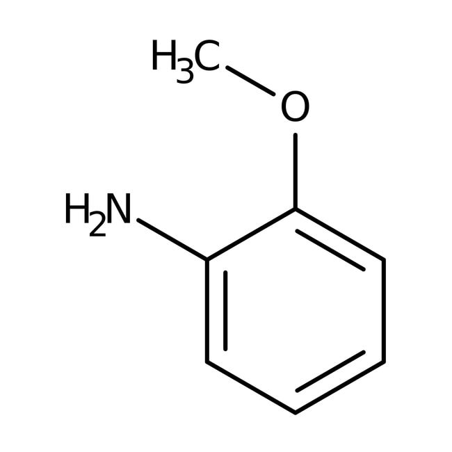 o-Anisidine, 99%, C7H9NO, CAS Number-90-