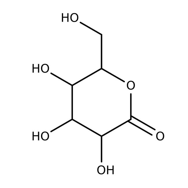 D-(+)-Glucono-1,5-lactone, 99%, C6H10O6,