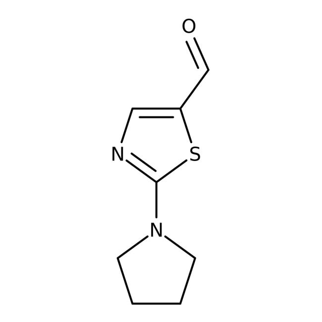 2-Pyrrolidin-1-yl-1, 3-thiazole-5-carbal