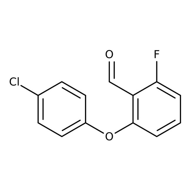 2-(4-Chlorophenoxy)-6-fluorobenzaldehyde
