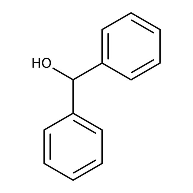 Benzhydrol, 99%, C13H12O, CAS Number-91-