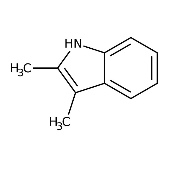 2,3-Dimethylindole, 97%, C10H11N, CAS Nu