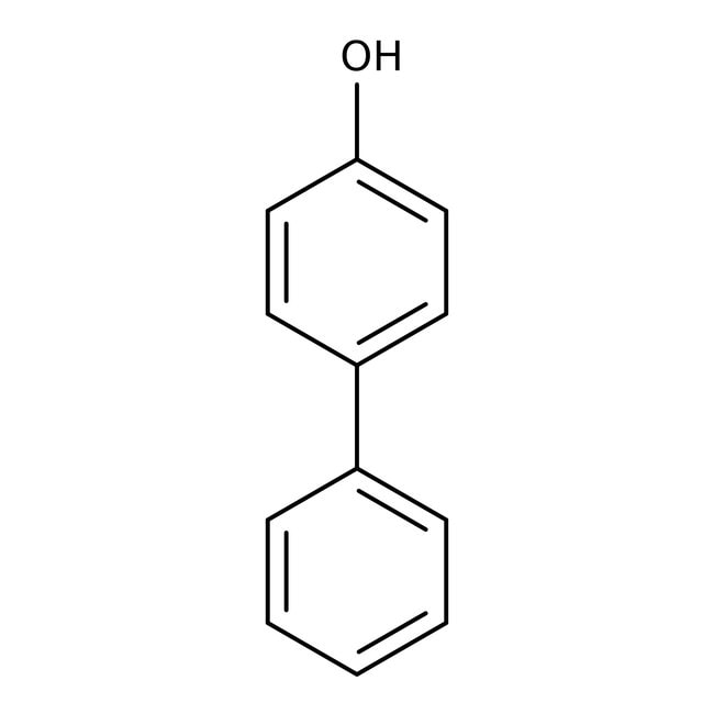 4-Phenylphenol, 98%, C12H10O, CAS Number