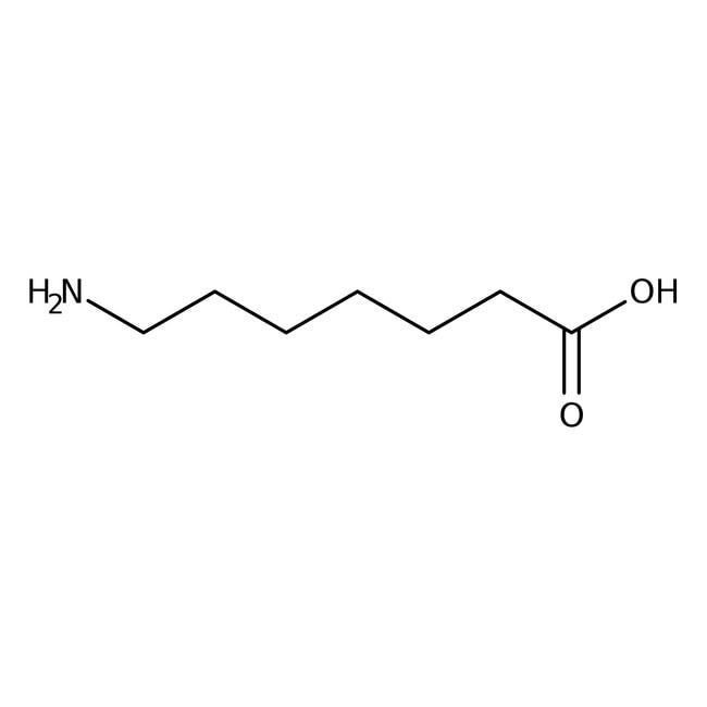 7-Aminoheptanoic acid, 98%, C7H15NO2, CA