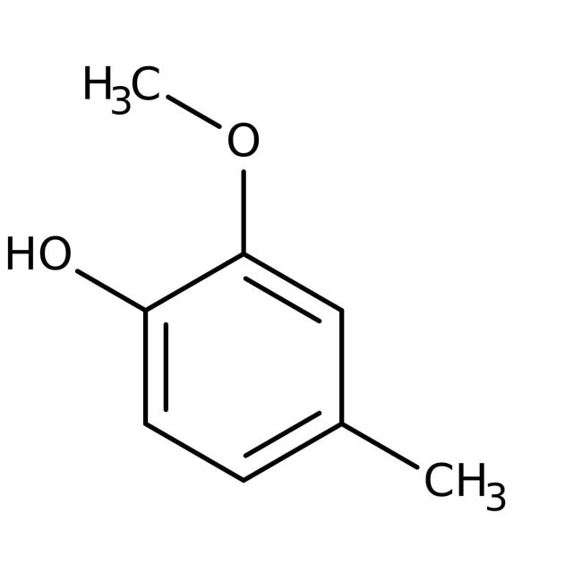 2-Methoxy-4-methylphenol, >-98%, C8H10O2