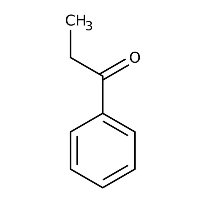 Propiophenone, 99%, C9H10O, CAS Number-9