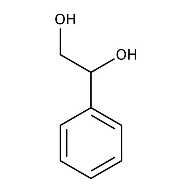 (+/-)-1-Phenyl-1,2-ethanediol, 97%, C8H1
