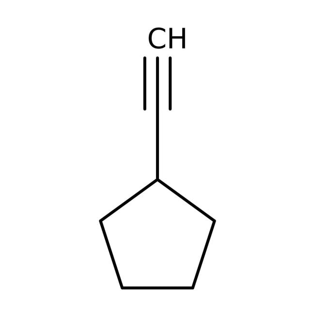 Cyclopentylacetylene, 97%, C7H10, CAS Nu