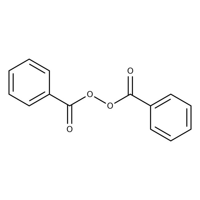 Dibenzoylperoxid, 75 %, Restwasser, Ther