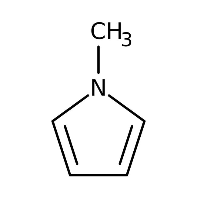 1-Methylpyrrole, 99%, C5H7N, CAS Number-