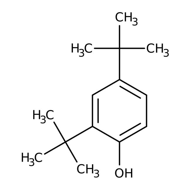 2,4-Di-tert-butylphenol, 97%, C14H22O, C