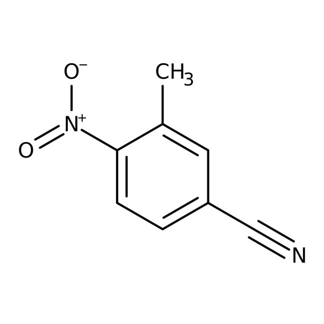 3-Methyl-4-nitrobenzonitrile, 97%, C8H6N