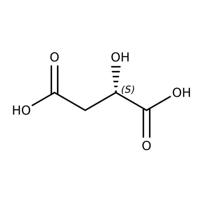 L-(-)-Malic acid, 97%, C4H6O5, CAS Numbe