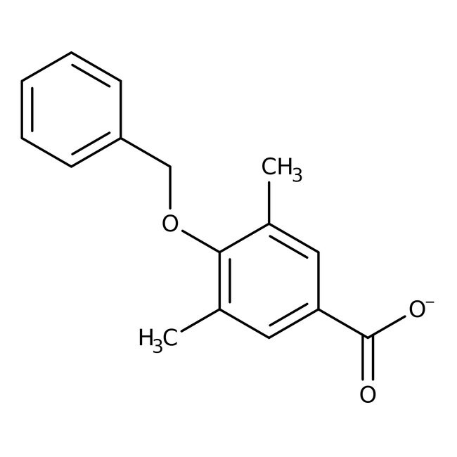 4-Benzyloxy-3,5-dimethylbenzoic acid, >-
