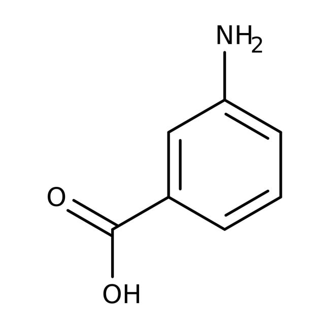 3-Aminobenzoic acid, 99+%, C7H7NO2, CAS
