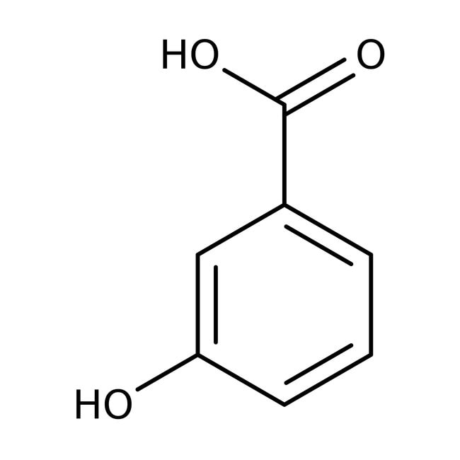 3-Hydroxybenzoic acid, 99%, C7H6O3, CAS