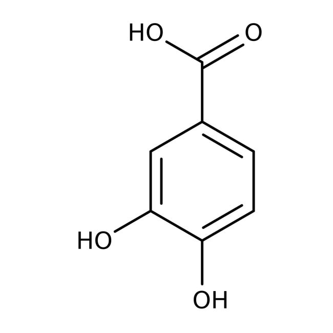 3,4-Dihydroxybenzoic acid, 97%, C7H6O4,