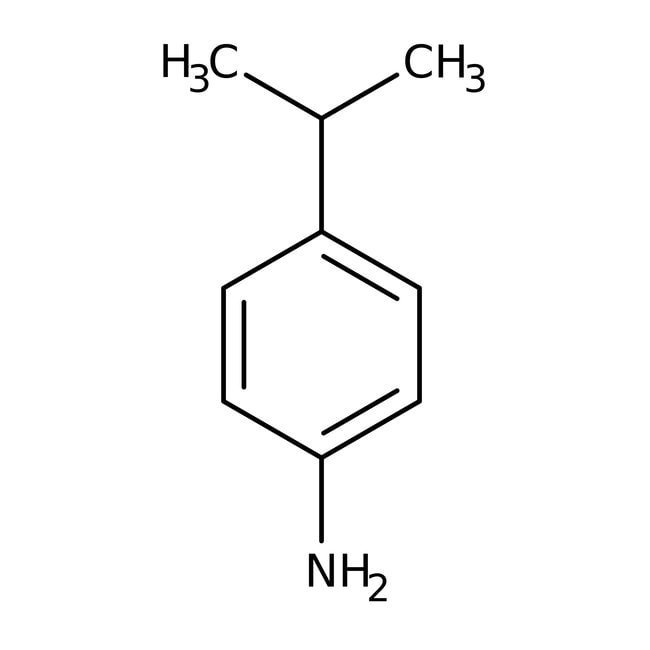 4-Isopropylaniline, 99%, C9H13N, CAS Num