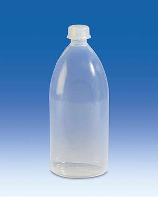 VITLAB Braune Flaschen aus HDPE, enghals