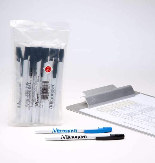1 SET Cleanroom "Click" Pen, Irradiated,