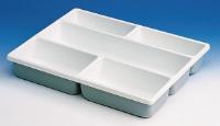 SCHALE M.FÄCHERN,PVC,12 FÄCHER,  UoM: 1