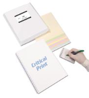 NOTEBOOK CLEANROOM A4 85GR GRID WEISS,
