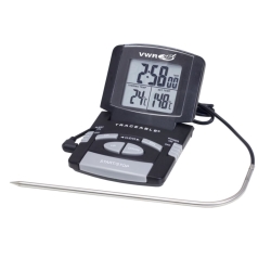 THERMOMETER/TIMER ALARM -9.9/55°C,  UoM: