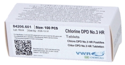 [EN]CHLORINE DPD NO.3 HR TABLETS,  UoM: