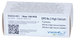 [EN]DPD NO.3 HIGH CALCIUM TABLETS,  UoM: